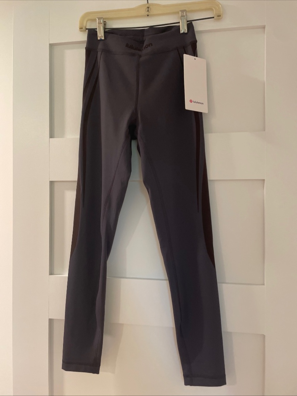 Lululemon Wunder Train HR Tight 25” Flock Leggings, Size 4, Purple